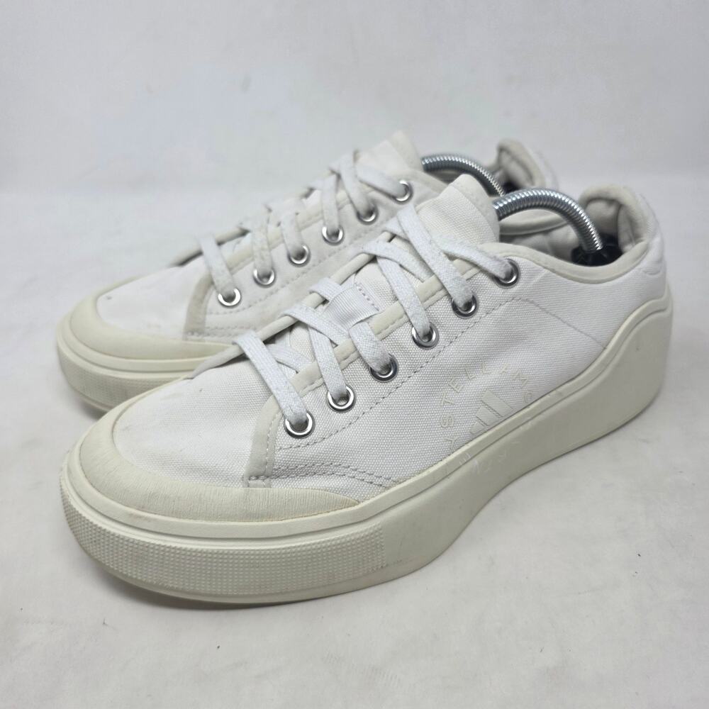 Adidas Stella McCartney White Platform Sneakers Mens 8 Chunky Lace Up